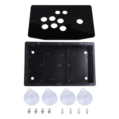 Black Acrylic Panel & Case DIY Kit for Arcade Game 30x20cm 1