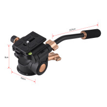 Andoer Q08S Video Head 3-Way Damping Aluminium