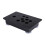 Black Acrylic Panel & Case DIY Kit for Arcade Game 30x20cm 15