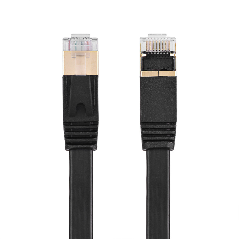 Cat7 Rj45 Ethernet Cable 5M Flat Black 7340572460622