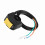 7/8inch Handlebar Mount LED Headlight Switch for Bikes Yellow On/Off Button 11