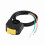 7/8inch Handlebar Mount LED Headlight Switch for Bikes Yellow On/Off Button 15