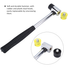 Guitar Fret Hammer Double Headed Rubber Mallet for Fretboard Repair Tool