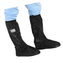 Waterproof Motorcycle Shoe Covers, Black, M, Non Slip for Rainy Snowy Days