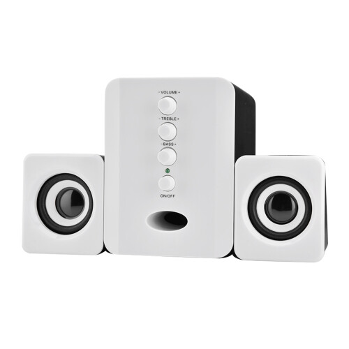 USB 2.1 Desktop Speaker with Bass Control