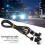 10Pcs 10W 18mm White Eagle Eye LED FOG DRL Lights for Car Multi-Function 8