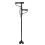 Retractable Collapsible LED Light Walking Stick for Elderly, Black 12