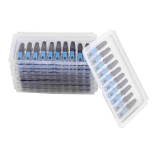 100pcs Blue & Black SC Fiber Connectors for FTTH, Fast Installation