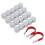 20 Car Lug Nut Hub Covers Silver 1
