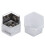 20 Car Lug Nut Hub Covers Silver 5