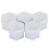 20 Car Lug Nut Hub Covers Silver 9