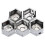 20 Car Lug Nut Hub Covers Silver 11