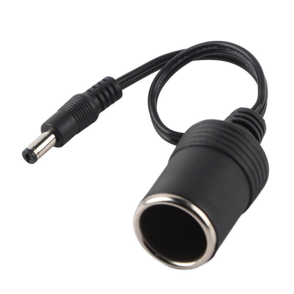 Dc 5.5X2.1mm Female Plug To Car Lighter Socket Power Cable, 30Cm Black 8441392901056