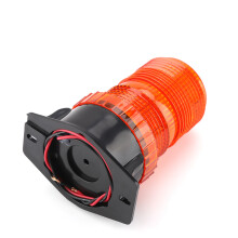 10-110V 30 LEDs Flashing Rotating Forklift Warning Light, Amber, 15W