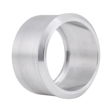 Aluminum Exhaust Adapter 60mm to 51mm for Motorcycle Muffler, Silver
