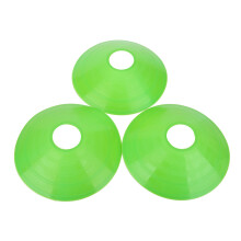 Football Field Markers 10 Pcs Mini Cones for Soccer Drill Speed Training Green