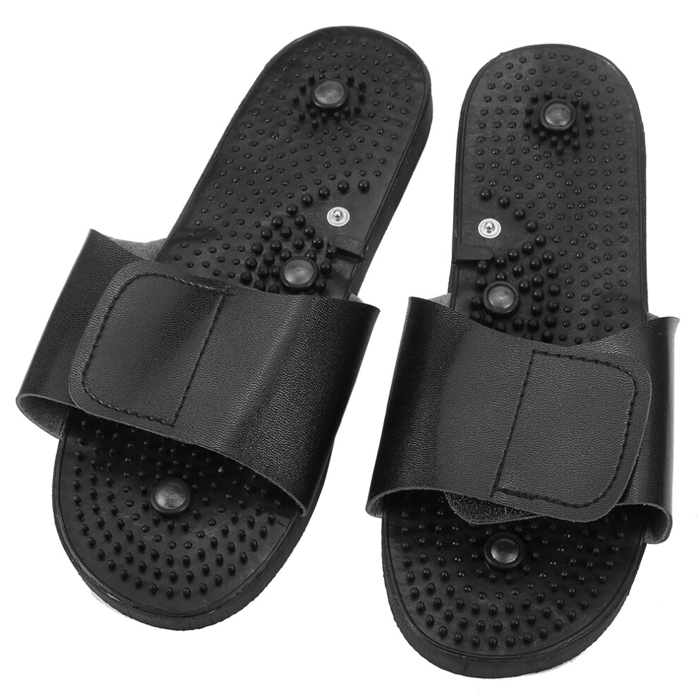 Pulse Acupuncture TENS Massage Slippers, Dual Electrodes, Size 26cm