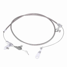 Stainless Steel Braided Kickdown Cable for Ford C6 Transmission