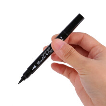 Long Lasting Double Headed Liquid Eyeliner Pencil with Stamp - Black