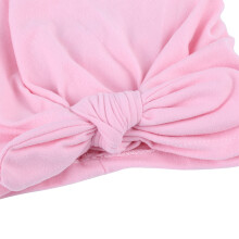 Newborn Bowknot Hat Soft Pink