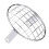 7" Motorcycle Headlight Mesh Grill 8