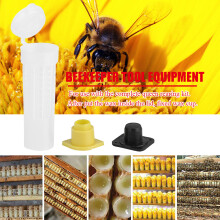 Beekeeping Queen Cages 100PCS Rearing Kits with Rollers for Apiary Beekeepers