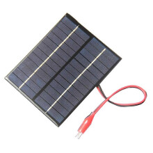 12V 2W solpaneloplader strøm DIY solcellemodul Batterivandtæt til udendørs camping i bil