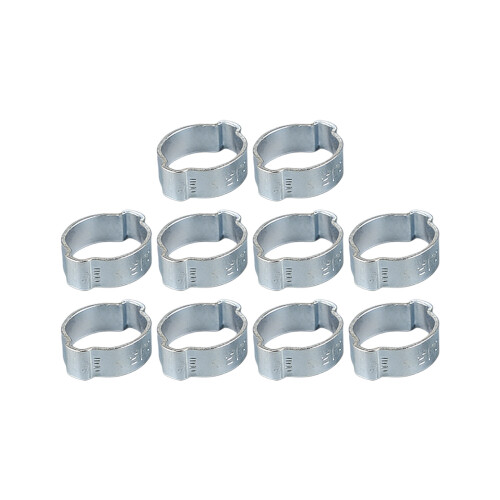 Colliers de serrage à Double oreille en acier 304,-15