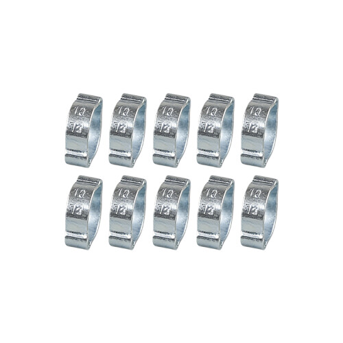 Colliers de serrage à Double oreilles en acier 304, 10-17