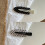 Trendy Round Dot Hair Clip without Damage Design Securely-Black 5