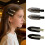 Trendy Round Dot Hair Clip without Damage Design Securely-Black 7