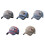 Classical Embroidered Shark Baseball Cap Distressed Jeans-Black 2