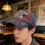 Classical Embroidered Shark Baseball Cap Distressed Jeans-Black 7
