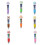 Pack of Retractable Ballpoint Pens Set Multicoloured-Red 10PCS 2
