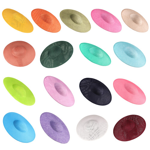 Professional 40cm Hat Base For Custom Fascinators And-Claret 1