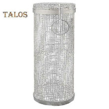 Cesta para hornos vacía de alambre de hierro multiusos Práctico para horno asador jaula a la parrilla para exteriores