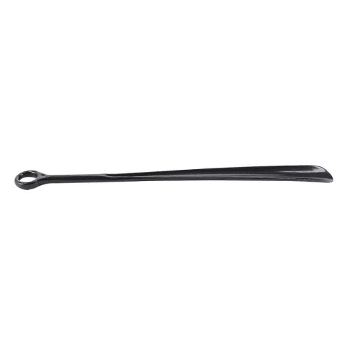 18,5 polegadas de plástico com pega extra longa Calçadeira Calçadeira flexível, fácil e resistente, 1x preto 1