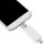 3-in-1 Type-C Micro USB USB OTG Card Reader White 65x18x9mm 4