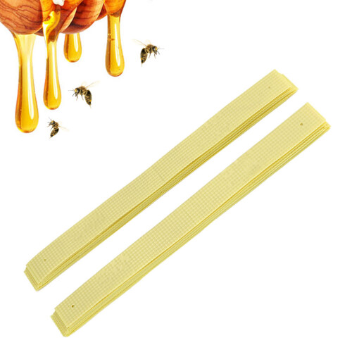 40pcs Fluvalinate Strips for Bee Mite Control, Yellow, 74g