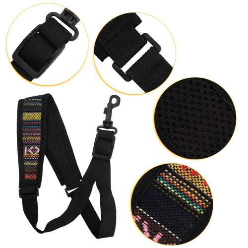 Universal Cotton Saxophone Neck Shoulder Strap Adjustable Folk Style 2