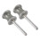 2 Pack Diamond Dog Nail Grinder Bits για περιστροφικό εργαλείο Ταιριάζει για Dremel και πολλά άλλα 3