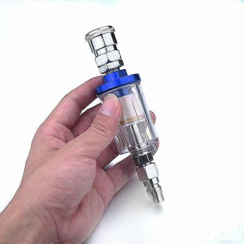 Compressor Water Separator Filter New Professional, Compressed Air Regulator Filter 1/4 for Paint Gun Air Compressor 2