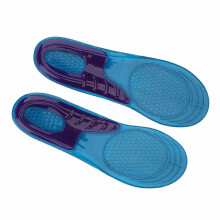 Sports Shoe Pads Silicone Unisex Soft Anti Shock Insoles Foot Relief (S)