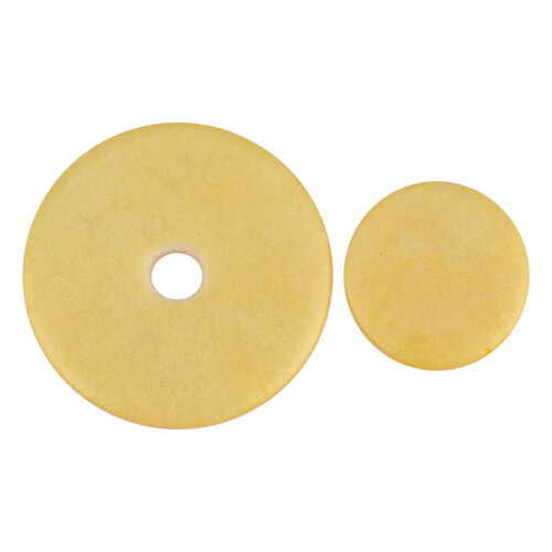 16 Pcs Yellow Felt Flute Pads Replacement Set Durable & High Quality 1