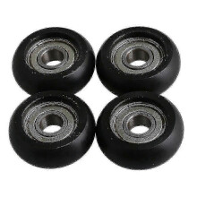 8x32x12mm mustalaakeriteräksinen ohjauspyörä, jossa on 4 sarjaa Euroopan markkinoille