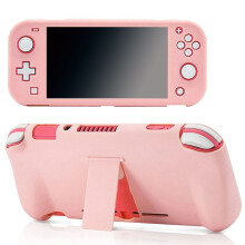 Coque de Protection Rose pour Lite avec Béquille Coque Rigide pour Console de Jeux Lite avec Support