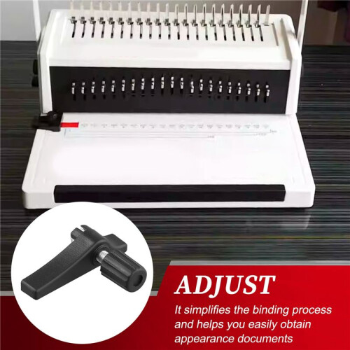 Wire Binding Machine Paper Stopper, Adjustable Side Margin Guide for Precise Alignment 2