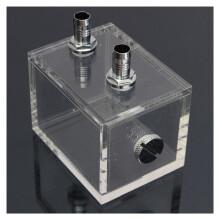 Nieuwe 200 Ml Acryl Watertank Koeler Waterkoeling Radiator Pc Cpu Waterblok Transparant