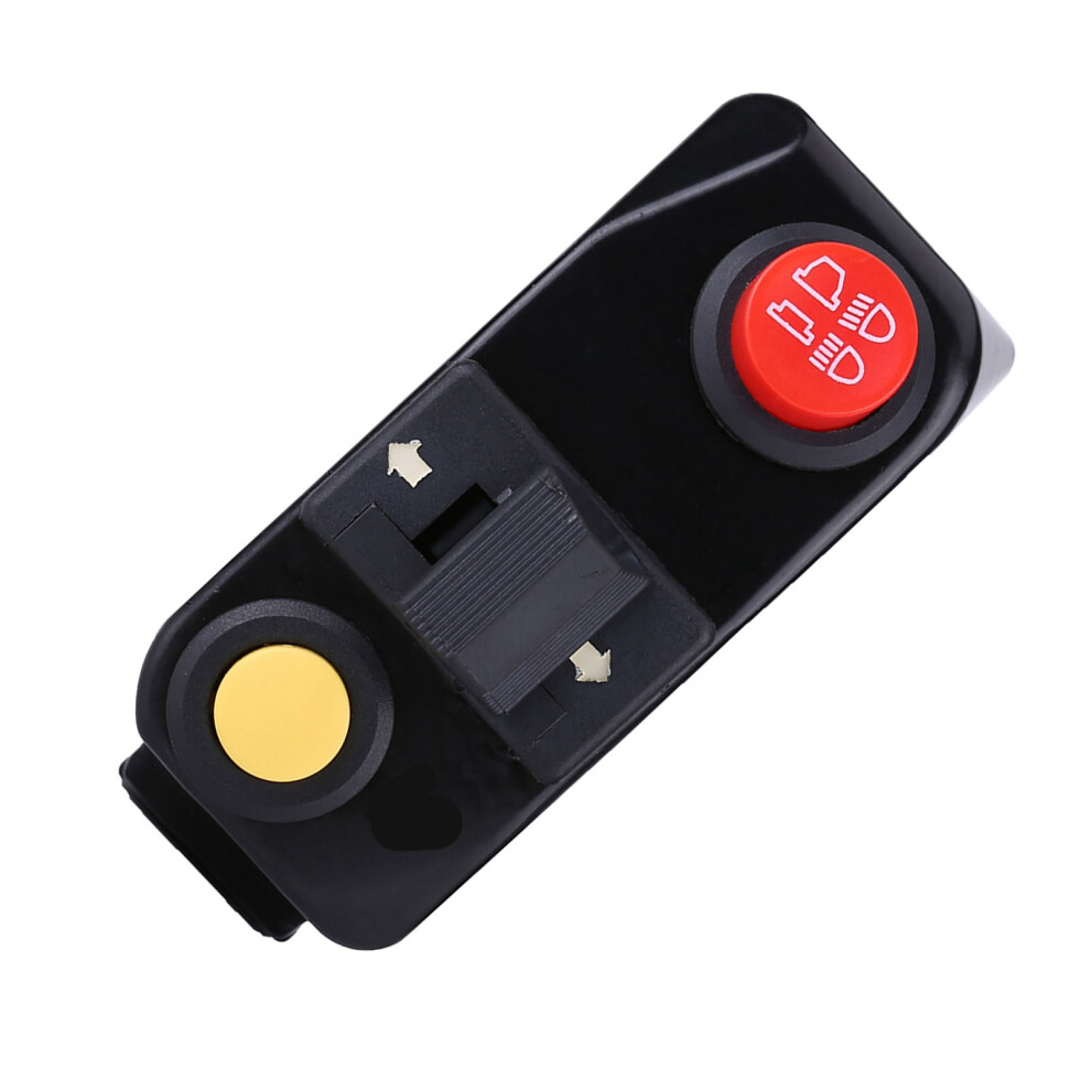 Motorcycle Handlebar Switch 7/8Â Horn Turn Signal & High Low Beam Black 7901393029568