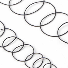 950 Pcs Rubber O-Ring Watch Gasket Set 12mm-30mm Black Waterproof Seal